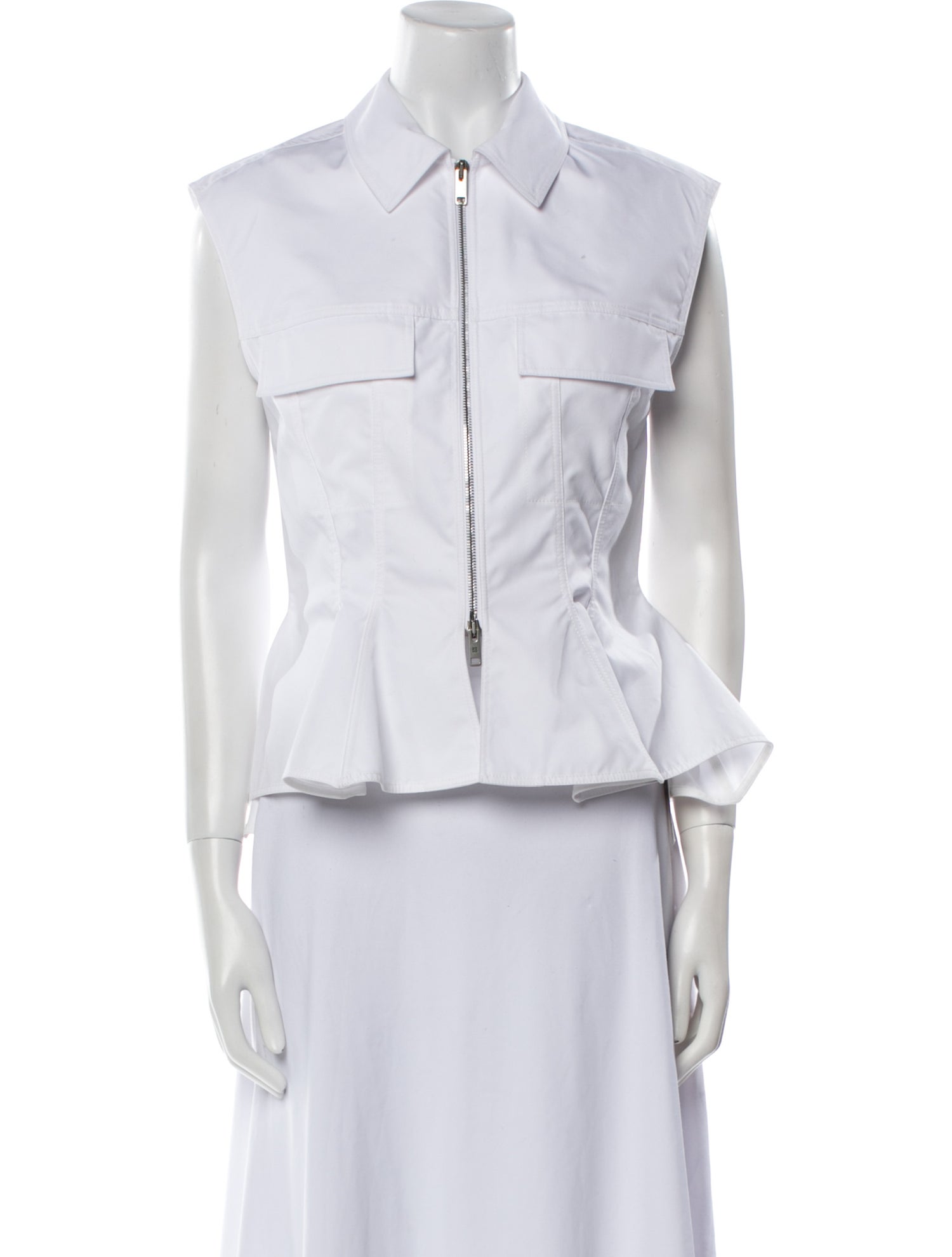 Givenchy Short Sleeve Crop Top