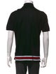 Givenchy Striped Collar Polo Shirt