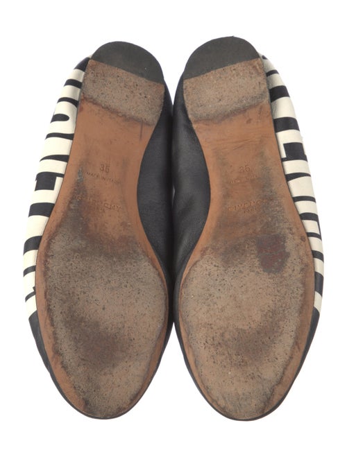 Givenchy Leather Printed Ballet Flats