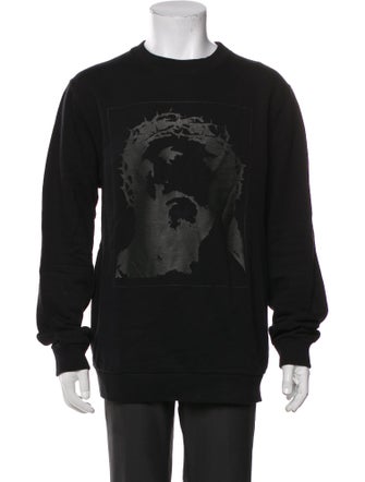 Givenchy Graphic Print Crew Neck Pullover