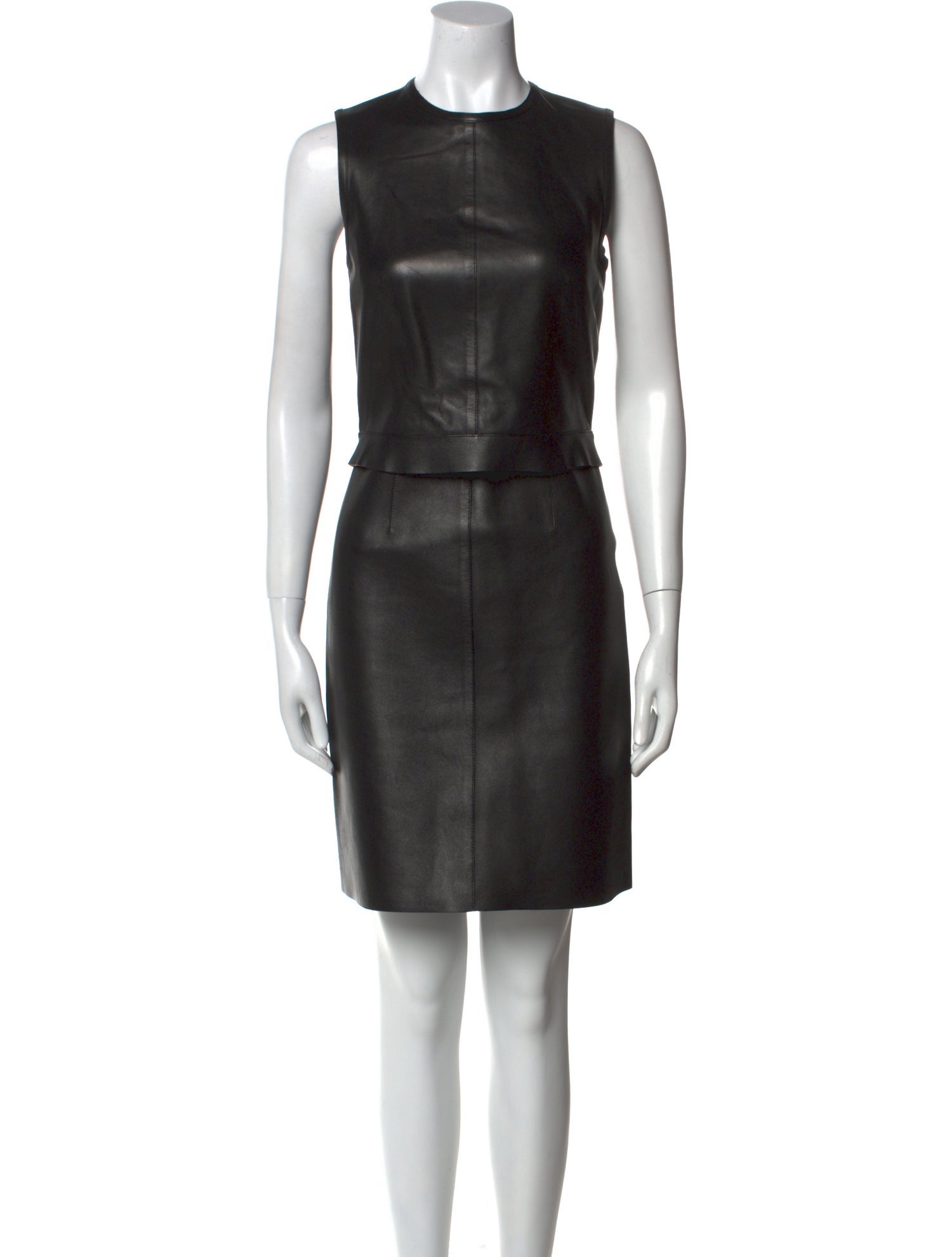 Givenchy Leather Knee-Length Dress