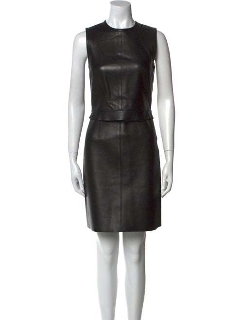 Givenchy Leather Knee-Length Dress