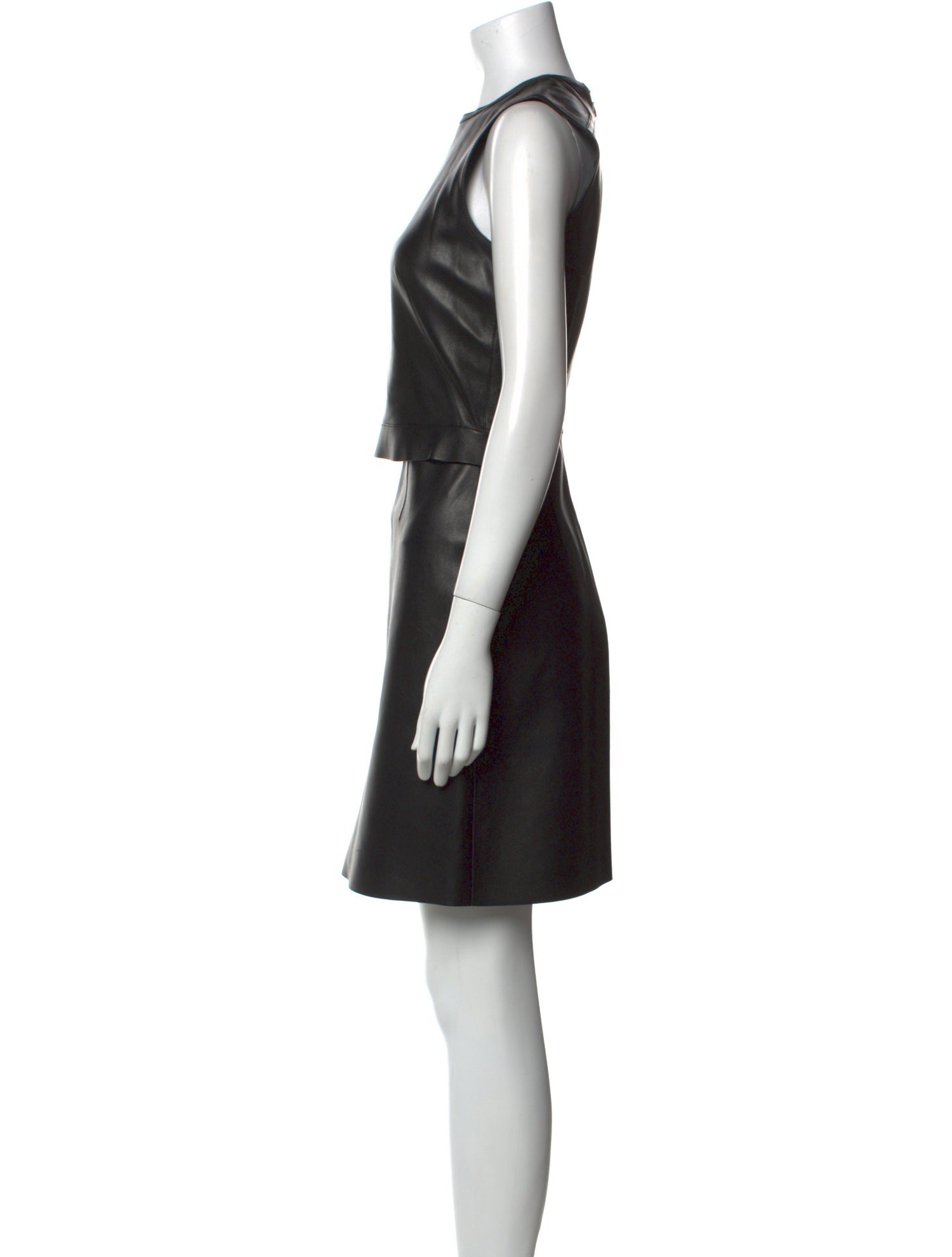 Givenchy Leather Knee-Length Dress