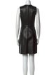 Givenchy Leather Knee-Length Dress