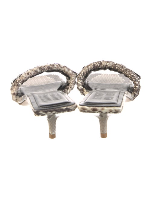 Givenchy Snakeskin Animal Print Slides