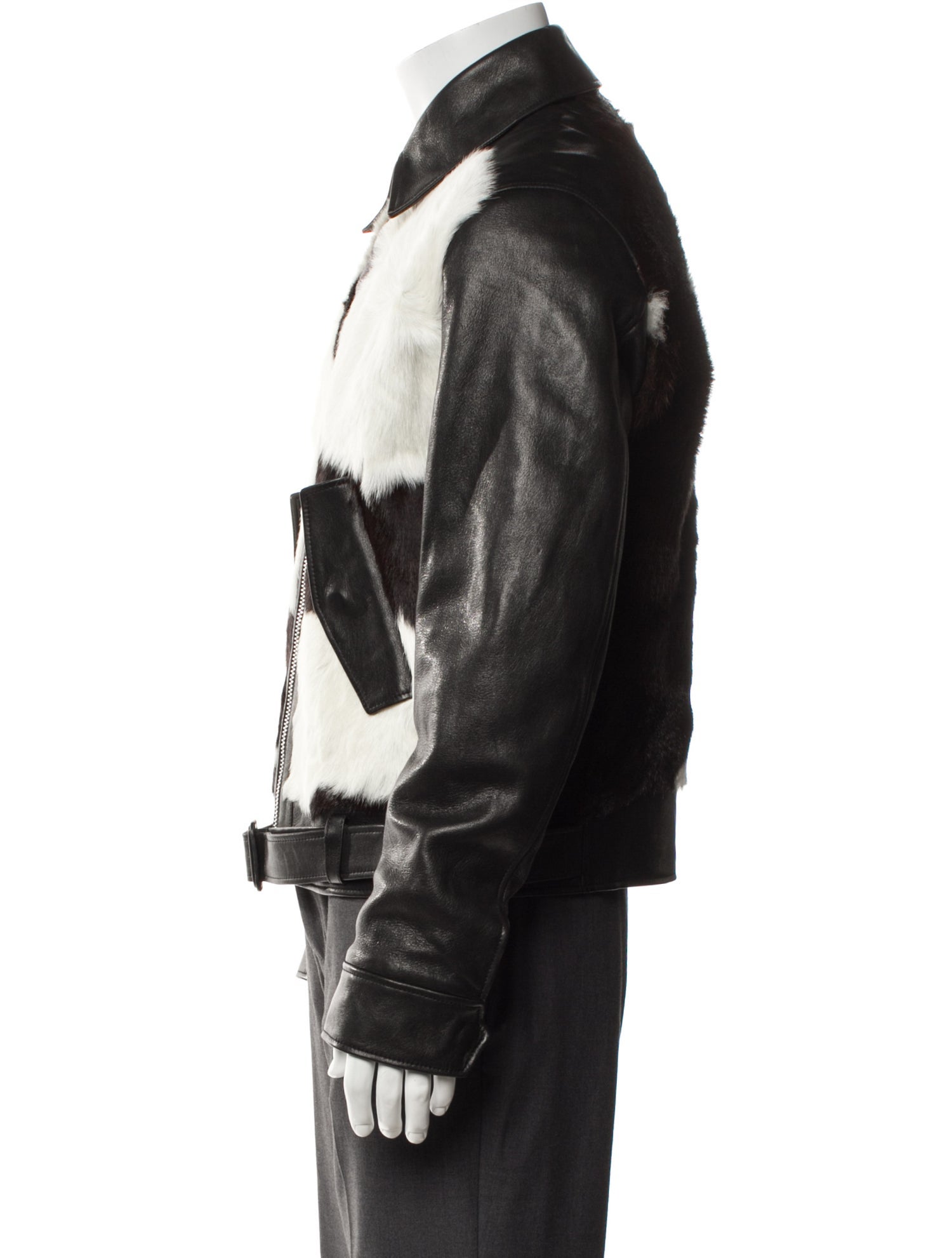 Givenchy Calfskin Animal Print Moto Jacket w/ Tags