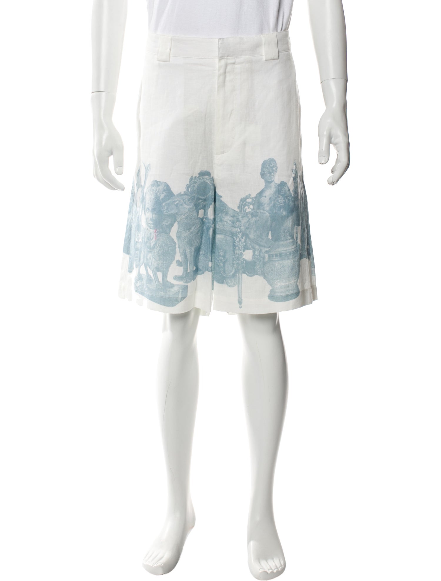 Givenchy Linen Athletic Shorts w/ Tags