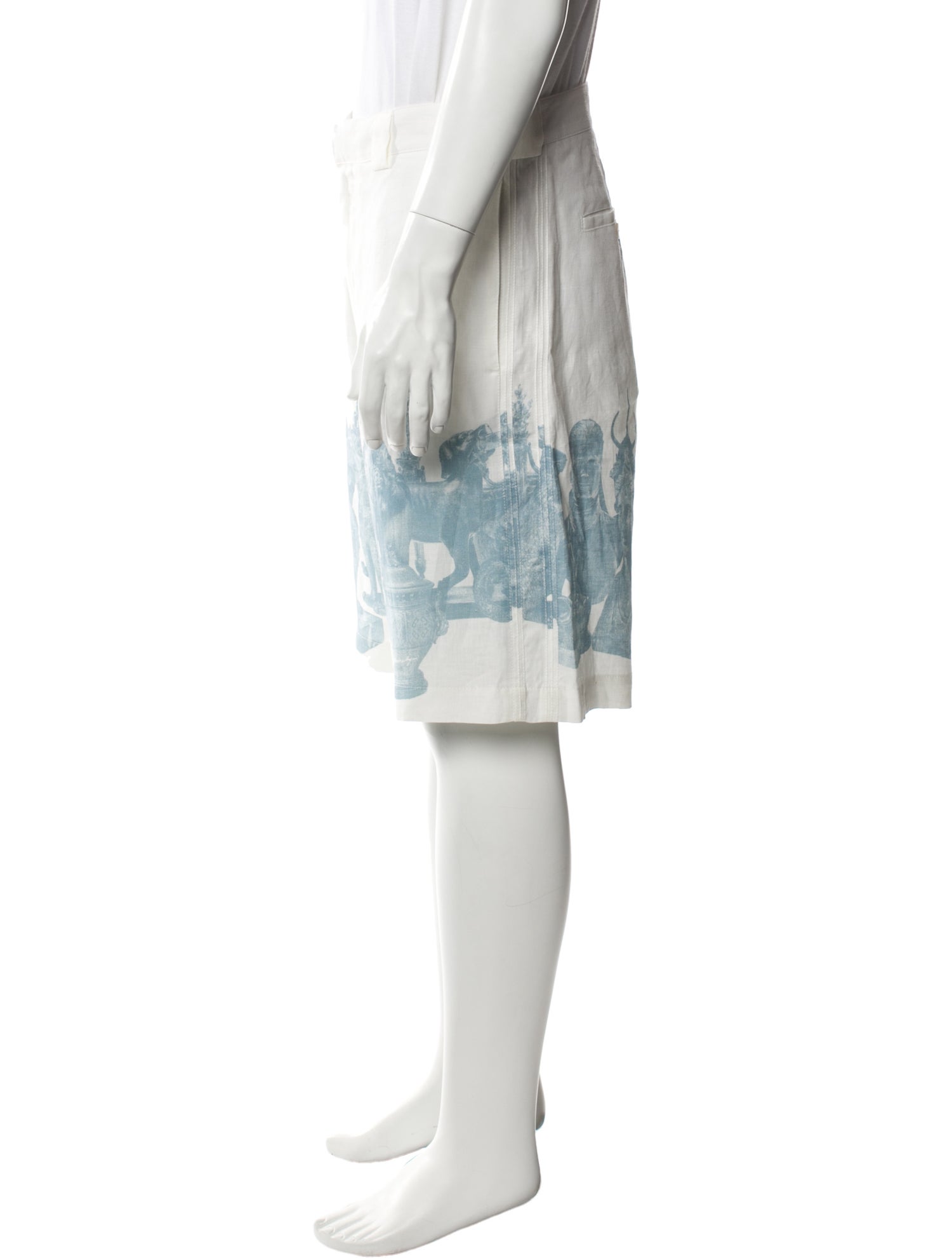 Givenchy Linen Athletic Shorts w/ Tags