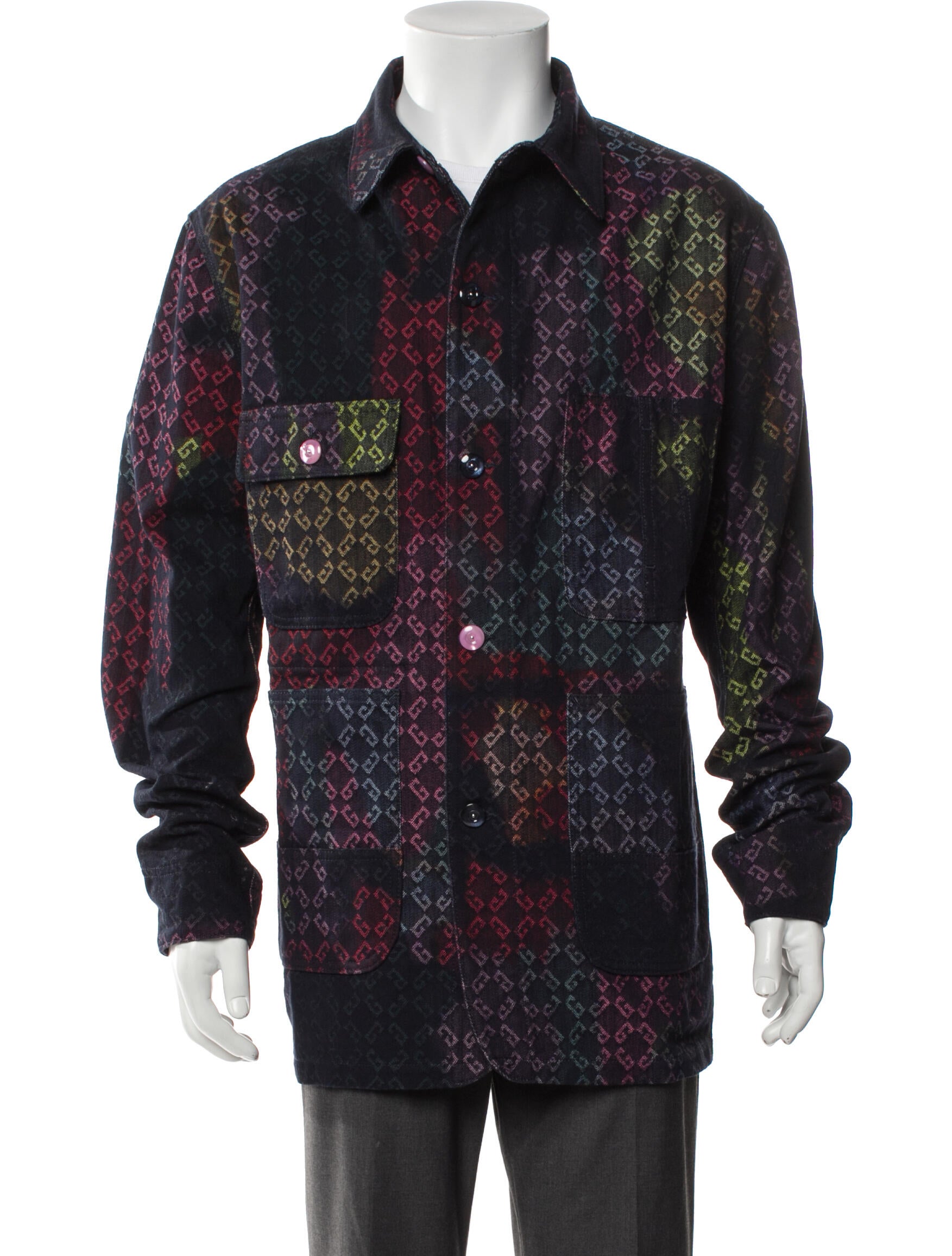 Givenchy Printed Trucker Jacket w/ Tags