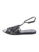 Givenchy Lace Lace Pattern T-Strap Sandals