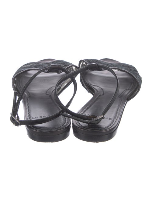 Givenchy Lace Lace Pattern T-Strap Sandals