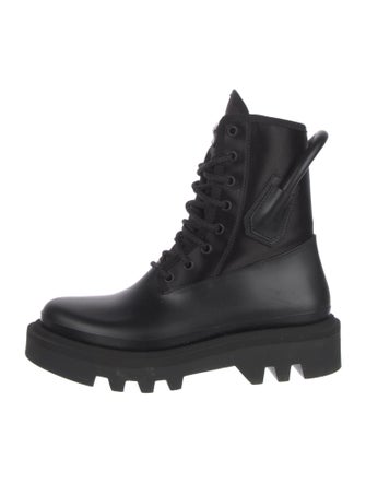 Givenchy Leather Combat Boots