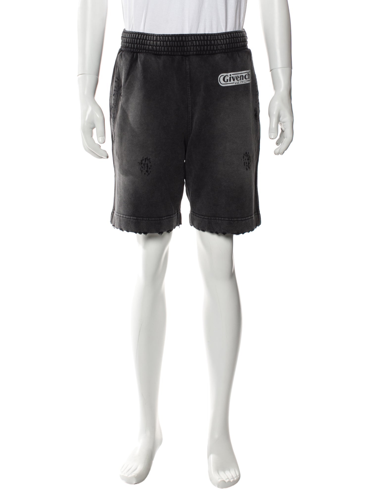 Givenchy Graphic Print Jogger Shorts w/ Tags