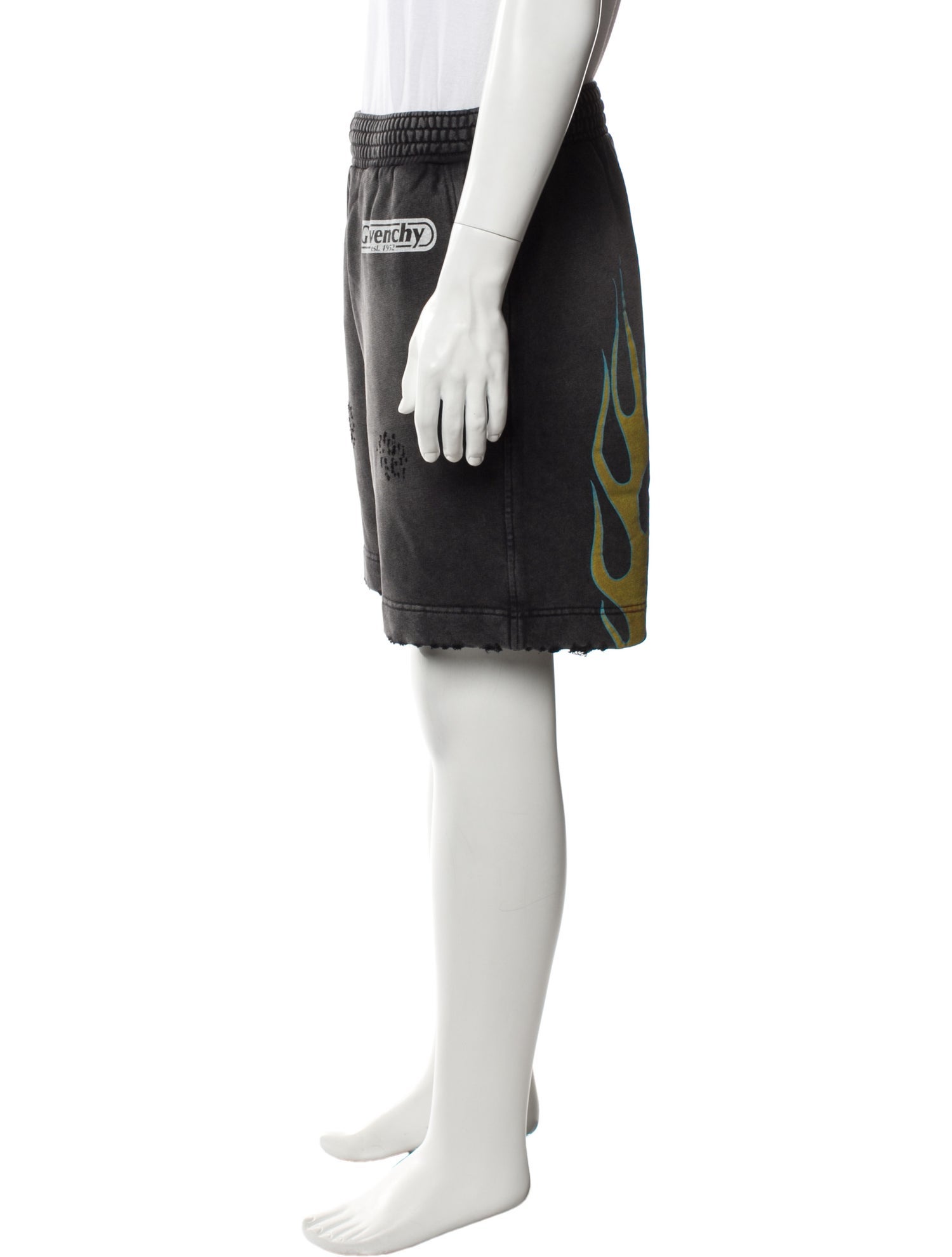 Givenchy Graphic Print Jogger Shorts w/ Tags