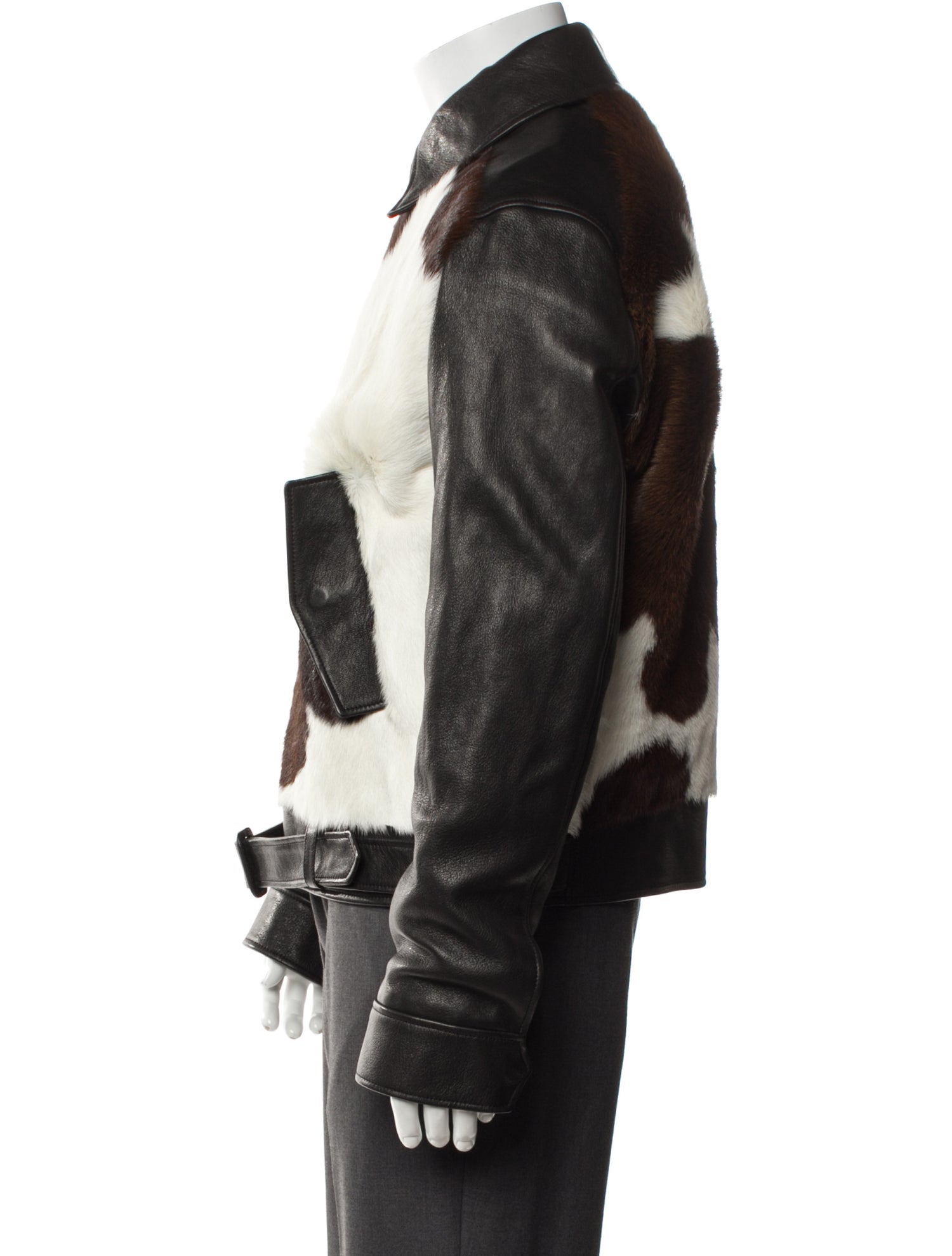 Givenchy Calfskin Animal Print Moto Jacket w/ Tags