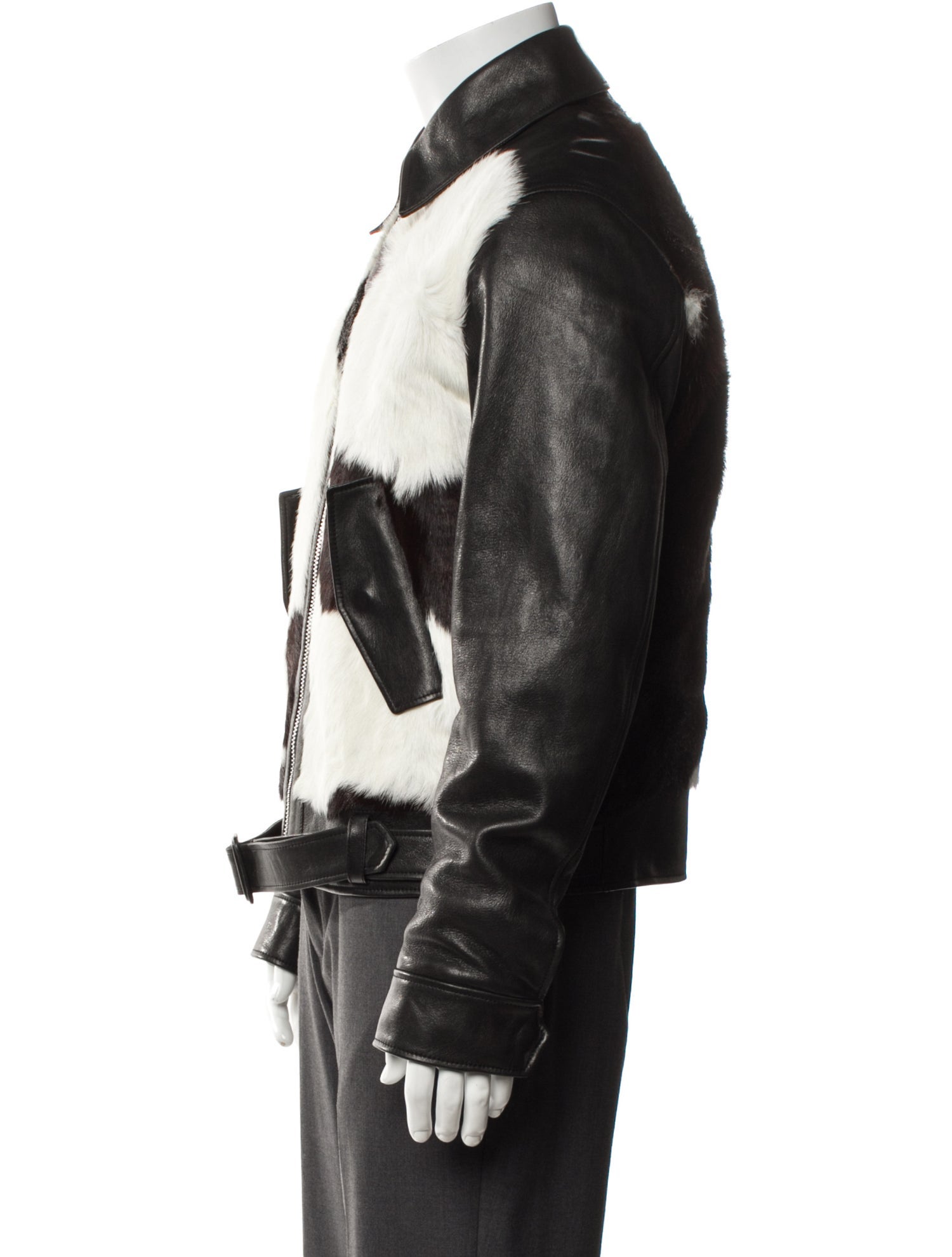 Givenchy Calfskin Animal Print Moto Jacket w/ Tags