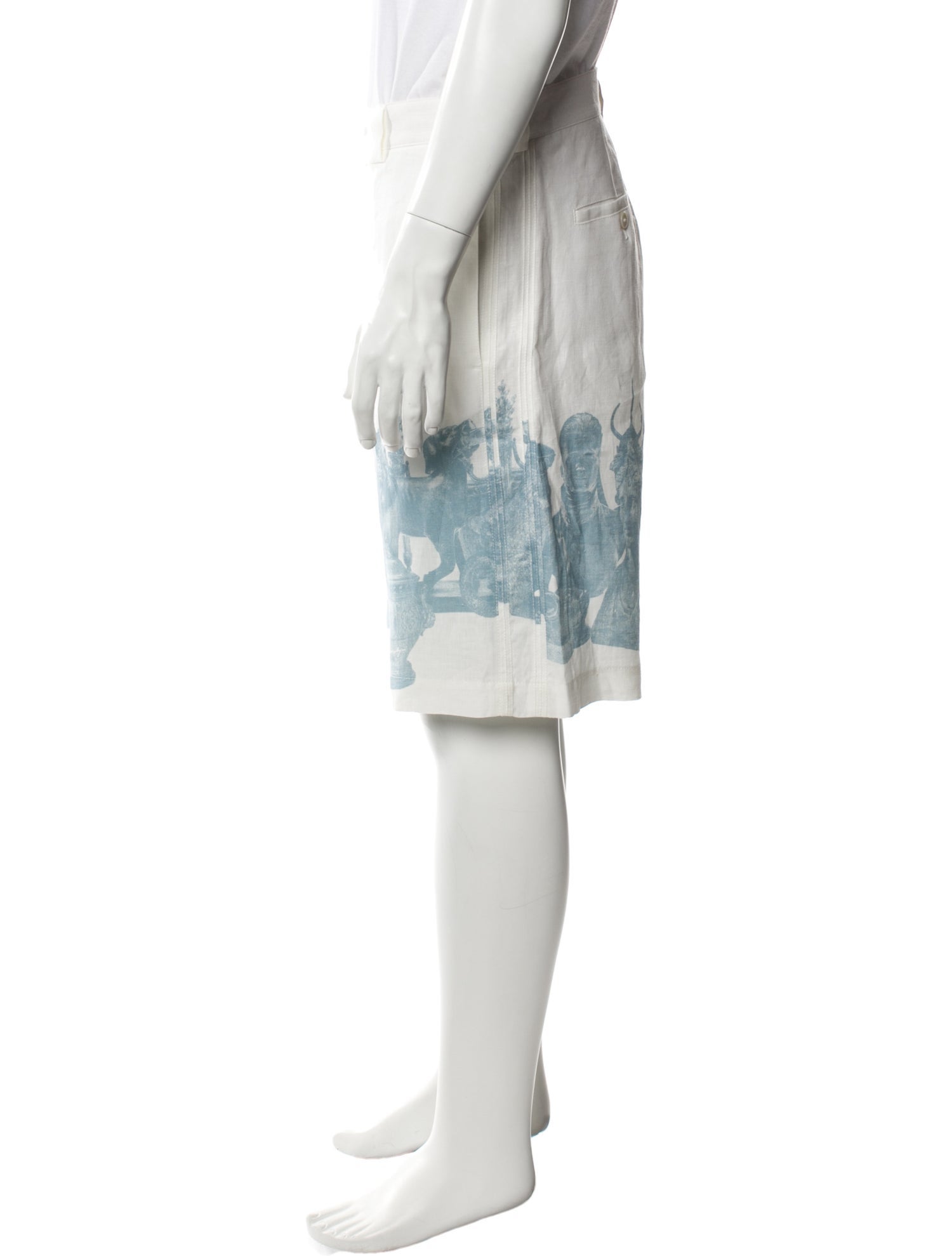 Givenchy Linen Athletic Shorts w/ Tags