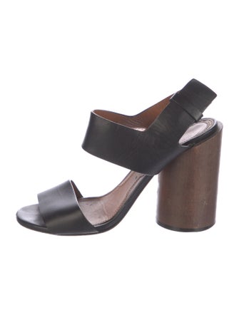 Givenchy Leather Slingback Sandals