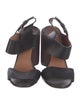 Givenchy Leather Slingback Sandals