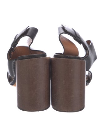 Givenchy Leather Slingback Sandals