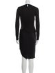 Givenchy Crew Neck Knee-Length Dress