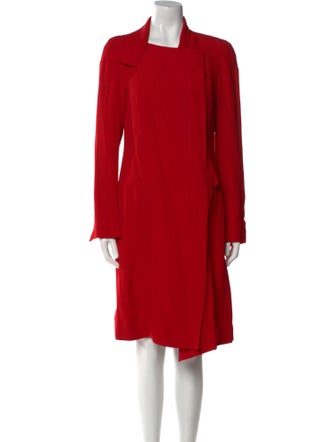 Givenchy Square Neckline Midi Length Dress