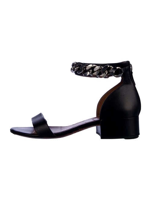 Givenchy Leather Chain-Link Accents D'Orsay Pumps