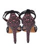 Givenchy Suede Crystal Embellishments Sandals