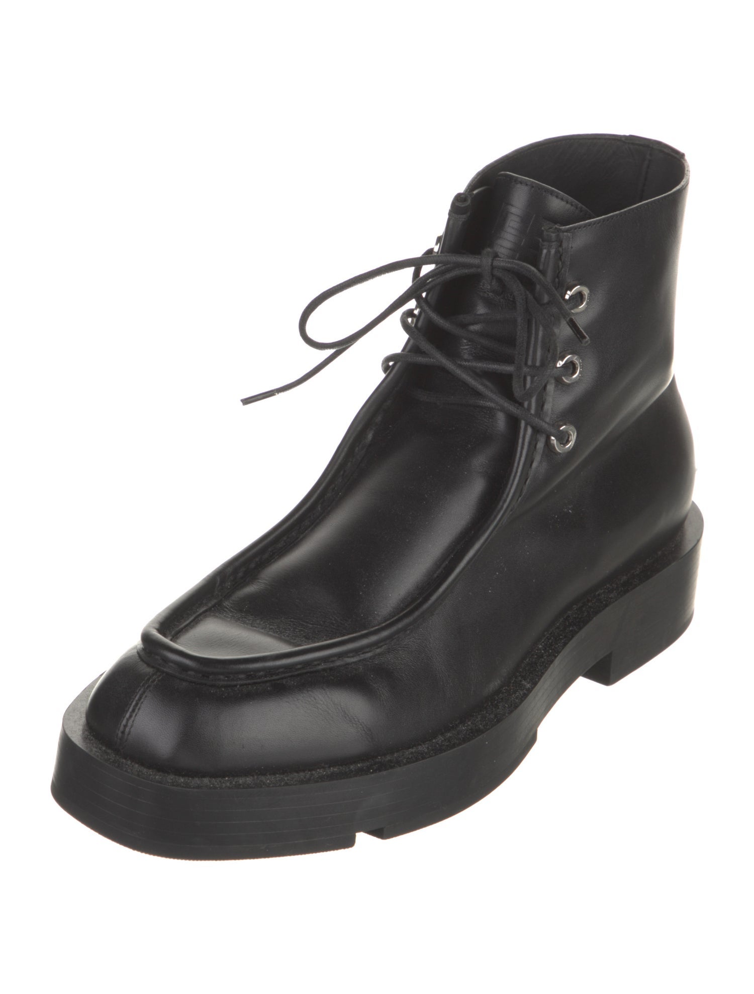 Givenchy Leather Lace-Up Boots