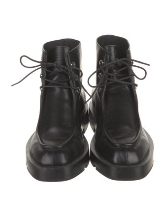 Givenchy Leather Lace-Up Boots