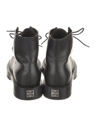 Givenchy Leather Lace-Up Boots