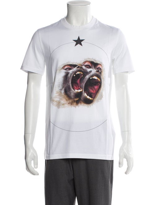 Givenchy Graphic Print Crew Neck T-Shirt