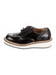 Givenchy Patent Leather Fringe Trim Accent Oxfords