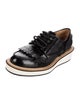 Givenchy Patent Leather Fringe Trim Accent Oxfords