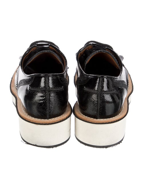 Givenchy Patent Leather Fringe Trim Accent Oxfords