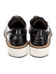 Givenchy Patent Leather Fringe Trim Accent Oxfords