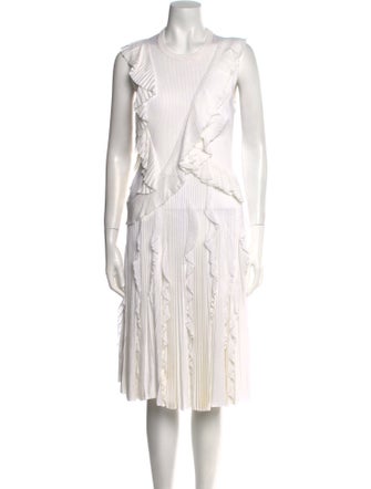 Givenchy Striped Midi Length Dress