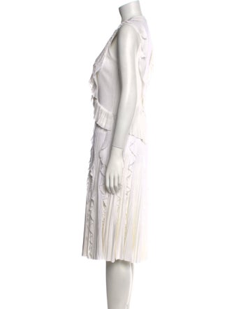 Givenchy Striped Midi Length Dress