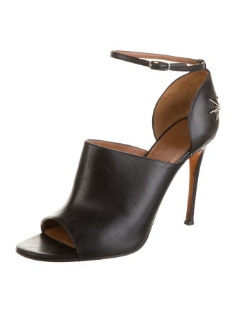 Givenchy Leather Studded Accents Sandals
