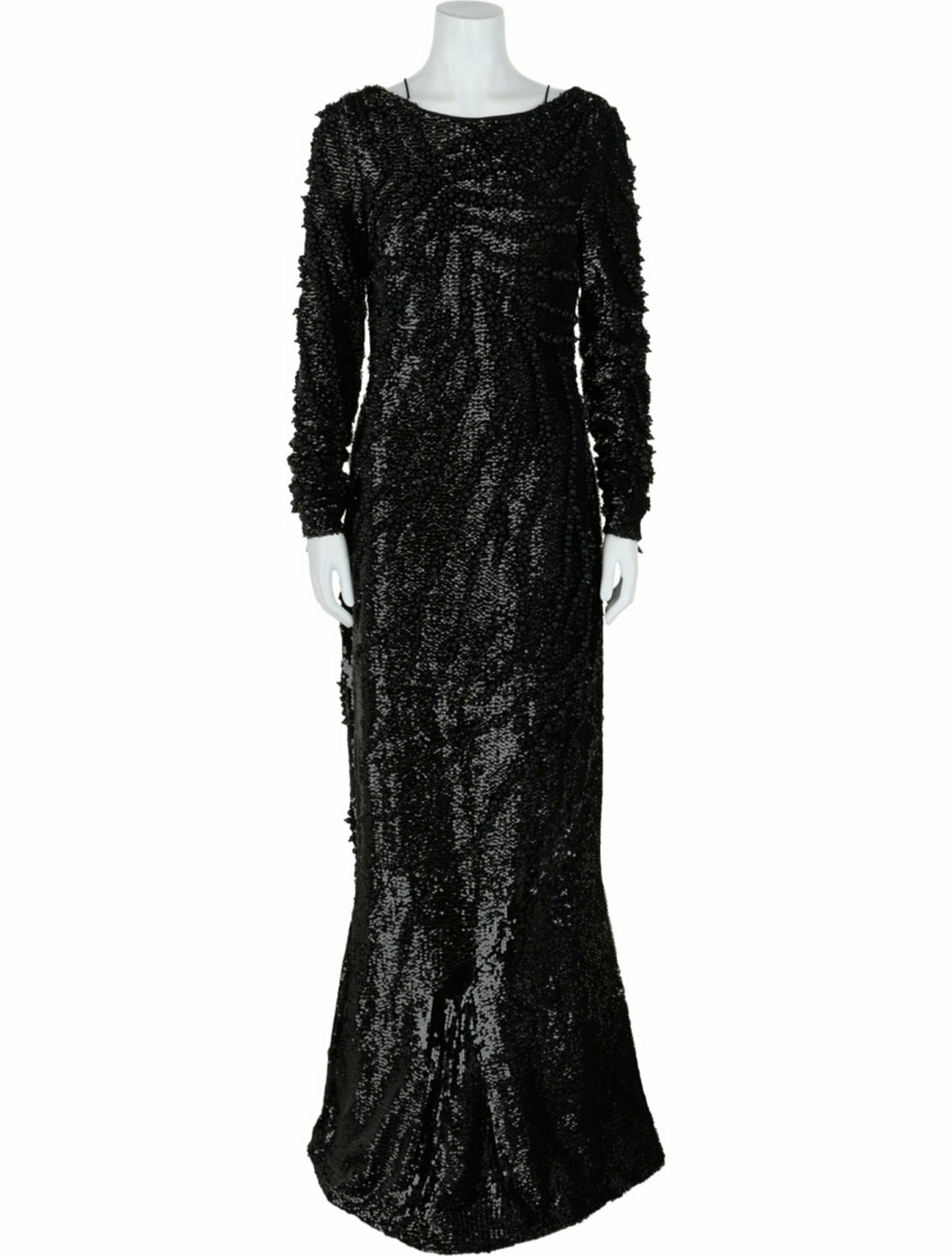 Givenchy Sequin Solid Evening Gown w/ Tags