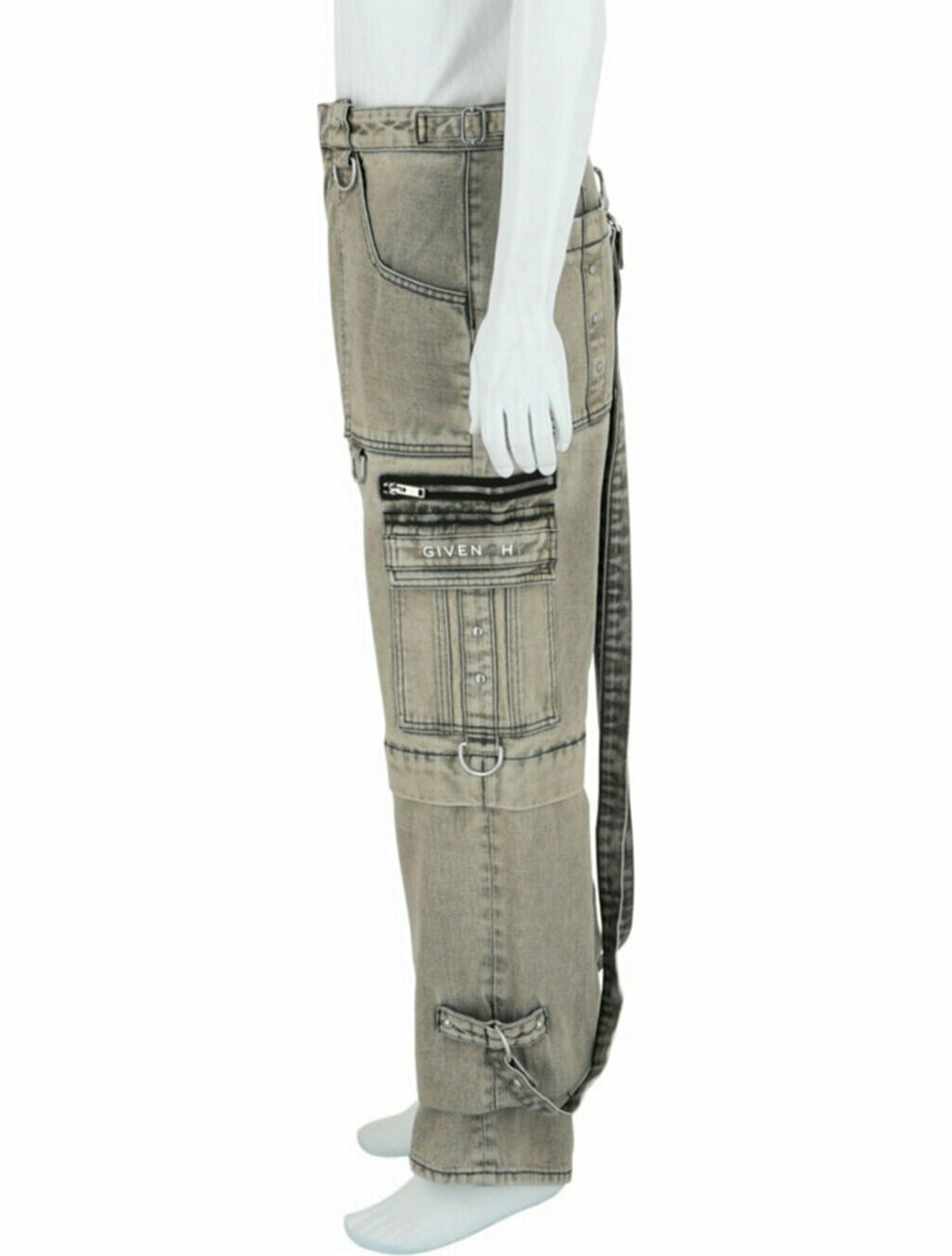 Givenchy Solid Straight-leg Jeans w/ Tags