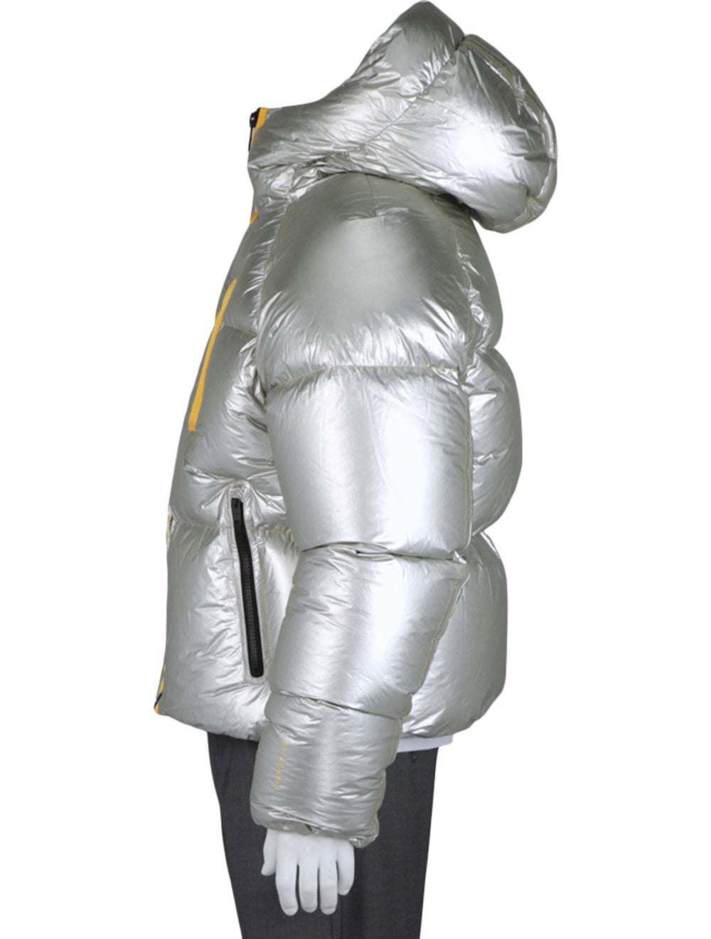 Givenchy Jacket Silver Colorblock Pattern Long Sl… - image 2