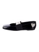 Givenchy Patent Leather Grosgrain Trim Mary Jane Flats
