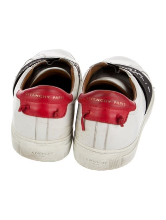 Givenchy Leather Graphic Print Sneakers