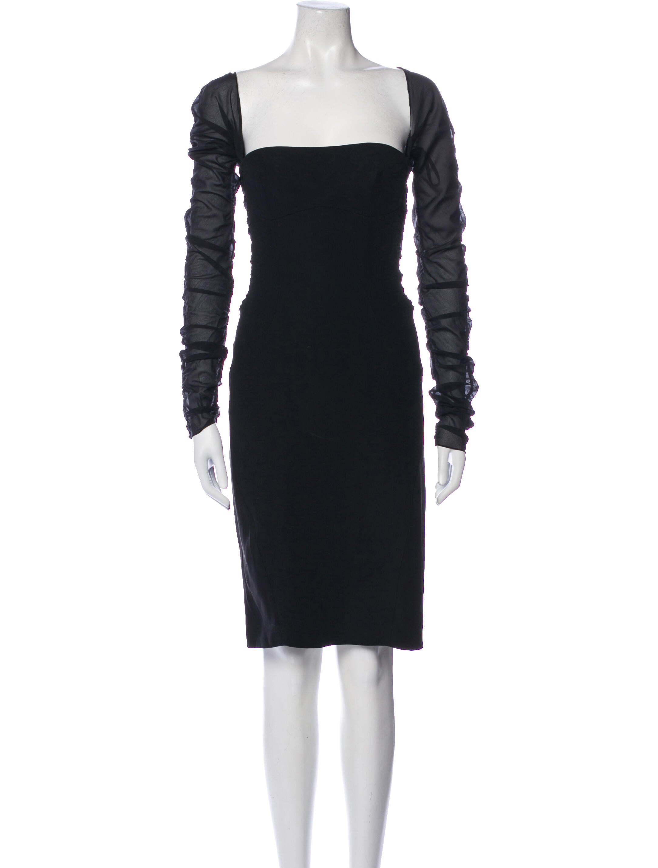 Givenchy Square Neckline Mini Dress