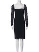 Givenchy Square Neckline Mini Dress