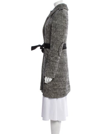 Givenchy Wool Printed Trench Coat