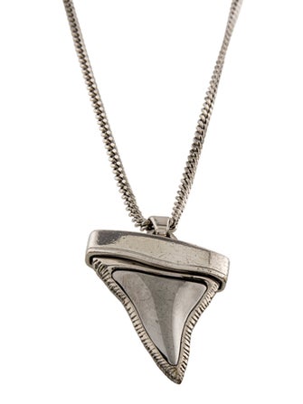 Givenchy Shark Tooth Double Strand Pendant Necklace