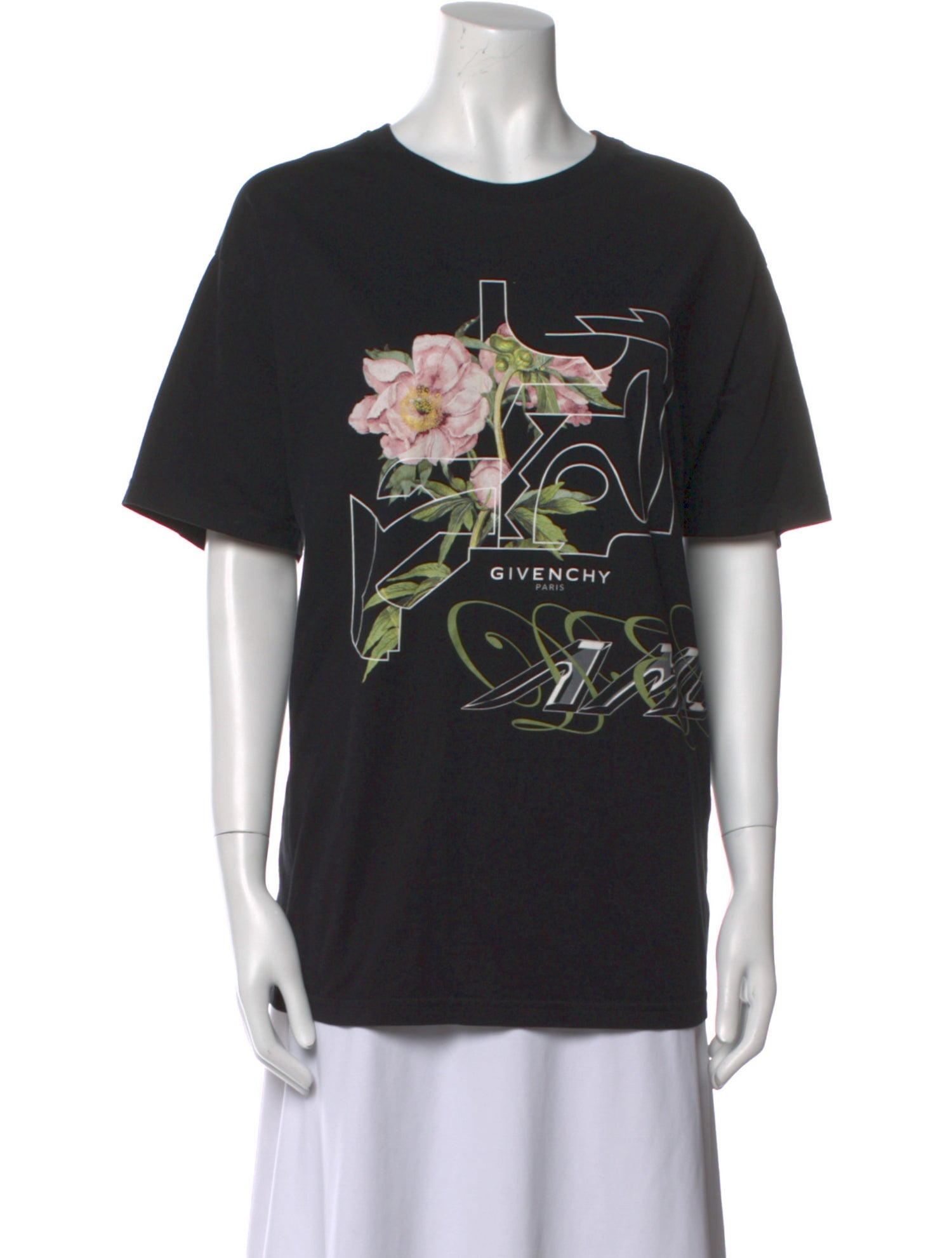 Givenchy Graphic Print Crew Neck T-Shirt