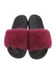 Givenchy Fur Slides